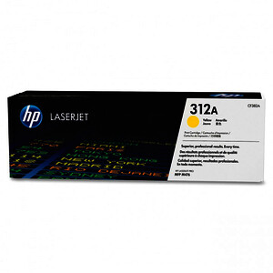 HP 312A TONER LASER JAUNE D'ORIGINE (CF382A)
