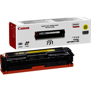 CANON 731 TONER LASER JAUNE D'ORIGINE (731Y)
