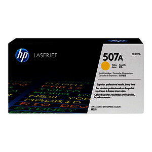 HP 507A TONER LASER JAUNE D'ORIGINE (CE402A)