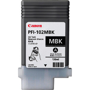 CANON 102 CARTOUCHE D'ENCRE NOIRE D'ORIGINE (PFI102MBK)