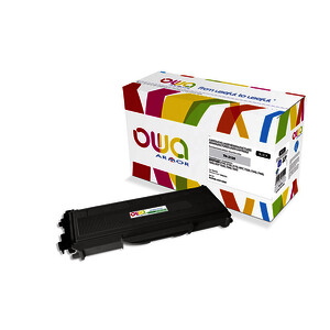 TONER LASER REMAN. POUR BROTHER TN2120 NOIR OWA