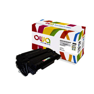 TONER LASER REMAN. POUR HP CE255A 55A NOIR OWA