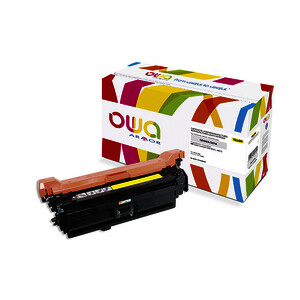 TONER LASER REMANUFACTURÉ POUR HP CE402A 507A JAUNE OWA