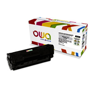 TONER LASER REMANUFACTURÉ POUR HP Q2612A 12A NOIR OWA