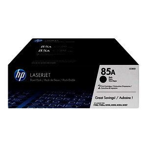 HP 85AD PACK DE 2 TONERS LASER NOIRS D'ORIGINE (CE285AD)