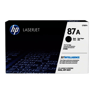 HP 87A TONER LASER NOIR D'ORIGINE (CF287A)