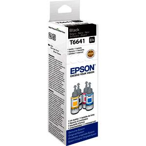 EPSON T6641 BOUTEILLE D'ENCRE NOIRE D'ORIGINE (C13T664140)