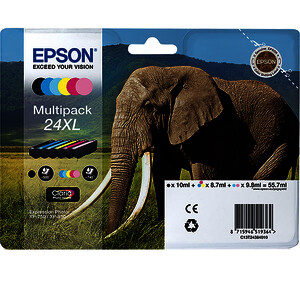 EPSON 24XL PACK DE 6 CARTOUCHES D'ORIGINE (C13T24384010)