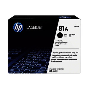 HP 81A TONER LASER NOIR D'ORIGINE (CF281A)