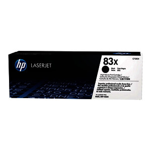 HP 83X TONER LASER NOIR D'ORIGINE (CF283X)