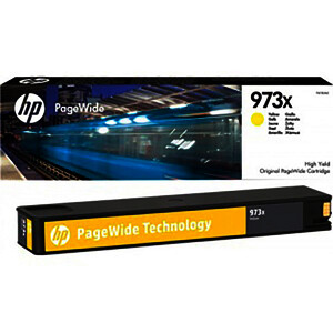 HP 973X CARTOUCHE D'ENCRE JAUNE D'ORIGINE (F6T83AE)