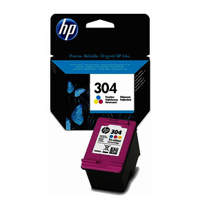 HP 304 CARTOUCHE D'ENCRE TROIS COULEURS D'ORIGINE (N9K05AE)