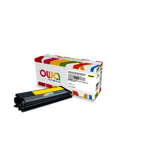 TONER LASER REMANUFACTURÉ POUR BROTHER TN326YXL JAUNE OWA