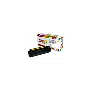 TONER LASER REMANUFACTURÉ POUR HP CF382A 312A JAUNE OWA