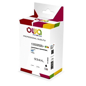 CARTOUCHE JE REMANUFACTURÉE POUR HP C2P23AE 934XL NOIRE OWA