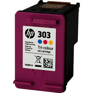 HP 303 CARTOUCHE D'ENCRE TROIS COULEURS D'ORIGINE (T6N01AE)
