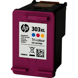 HP 303XL CART. D'ENCRE 3 COL D'ORIGINE (T6N03AE)