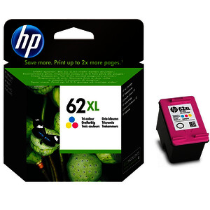 HP 62XL CARTOUCHE D'ENCRE TROIS COULEURS D'ORIGINE (C2P07AE)