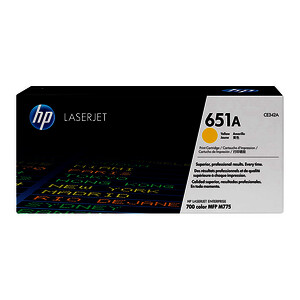 HP 651A TONER LASER JAUNE D'ORIGINE (CE342A)