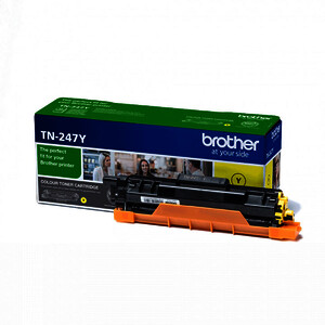 BROTHER TN247 TONER LASER JAUNE D'ORIGINE (TN247Y)