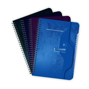 RÉP ALPHAB PAP 70G/M² 180P 5X5 SPIRALE 14,8X21CM CALLIGRAPHE