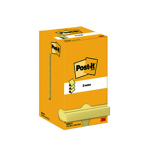 12 BLOCS Z NOTES 76 X 76 MM 100 F REPO JAUNE POST IT