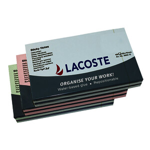 6 BLOCS 75 X 125 MM 100F REPO PASTEL LACOSTE