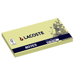 12 BLOCS 75 X 125 MM 100F REPO COLORIS JAUNE LACOSTE