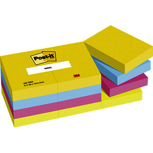 12 BLOCS-CUBE 38 X 51 MM 100F REPO ENERGETIC POST IT