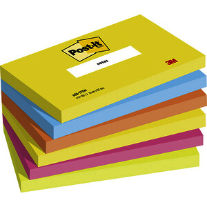 6 BLOCS 76 X 127 MM 100F REPO ENERGETIC POST IT