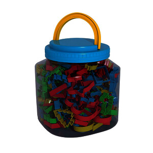 SEAU 150 PORTE-PIÈCES POUR MODELAGE EN PLASTIQUE + 6 OFFERTS