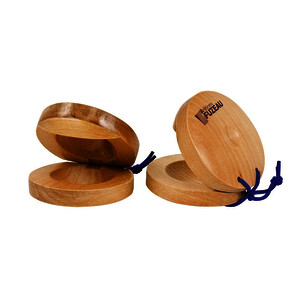 PAIRE DE CASTAGNETTES À DOIGTS EN BOIS