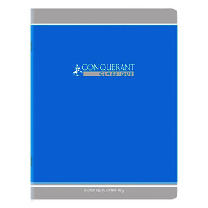 CAHIER APPR 90G/M² 32P SÉY 3MM PIQÛRE 17X22CM CONQUERANT