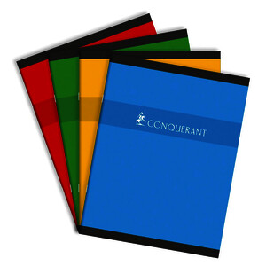 CAHIER 70G/M² 60P SÉY PIQ 17X22CM CONQUERANT