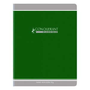 CAHIER 90G/M² 32P SÉY PIQ 17X22CM CONQUERANT