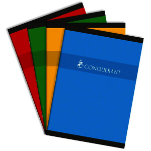 CAHIER 70G/M² 192P SÉYÈS PIQ 21X29,7CM COL ALÉA CONQUERANT