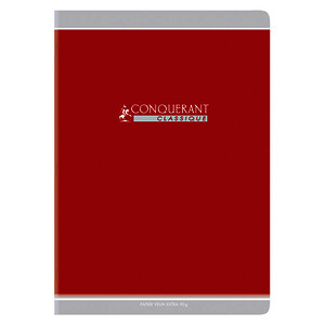 CAHIER 90G/M² 96P SÉYÈS PIQÛRE 21X29,7CM COL ALÉA CONQUERANT