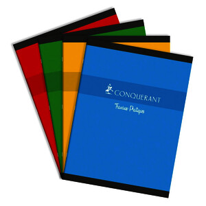 CAHIER TP 90G/M² 48 P SEYÈS 48 P UNIES 24X32CM CONQUERANT
