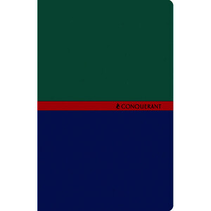 CARNET PAPIER 70G/M² 96P 5X5 AGRAPHÉ 11X17CM COL CONQ