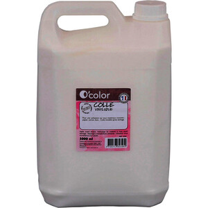 BIDON 5L COLLE VINYLIQUE OCOLOR - BLANC