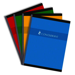 CAHIER APPR 70G/M² 192P SEYÈS BROCHURE 17X22CM CONQUERANT