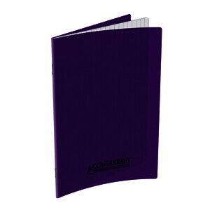 CAHIER COUV PP 90G/M² 60P SÉYÈS PIQ 17X22CM VIOLET