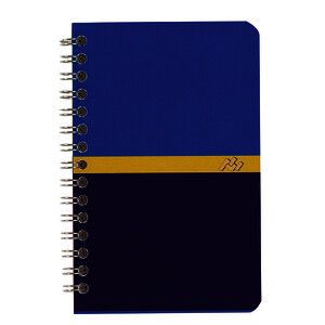 CARNET PAPIER 70G/M² 180P 5X5 SPIRALE 9X14CM COL ALÉA CONQ