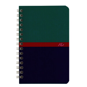 CARNET PAPIER 70G/M² 100P 5X5 SPIRALE 9X14CM COL ALÉA CONQ