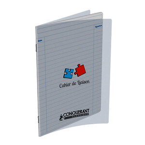 CAHIER LIAISON COUV PP 90G/M² 48P LIGNÉ 2 MM BROCHURE 17X22