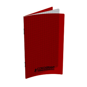 CARNET PIQÛRE CONQUERANT 96 PAGES 9 X 14 CM 5X5