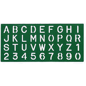 TRACE LETTRE CARAC NORMALISÉ ET DROIT LETTRES 3 CM FAIBO