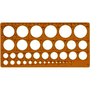 TRACE-CERCLE 35 CERCLES DE 1 À 35 MM FAIBO