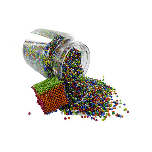 BOCAL DE 500G DE PERLES DE ROCAILLES LUSTRÉES D2.3MM