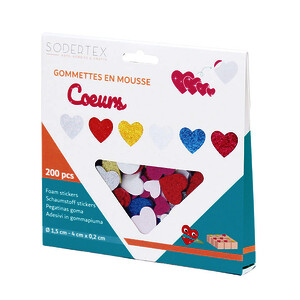 PACK DE 200 GOM MOUSSE EVA ADHÉSIVE 